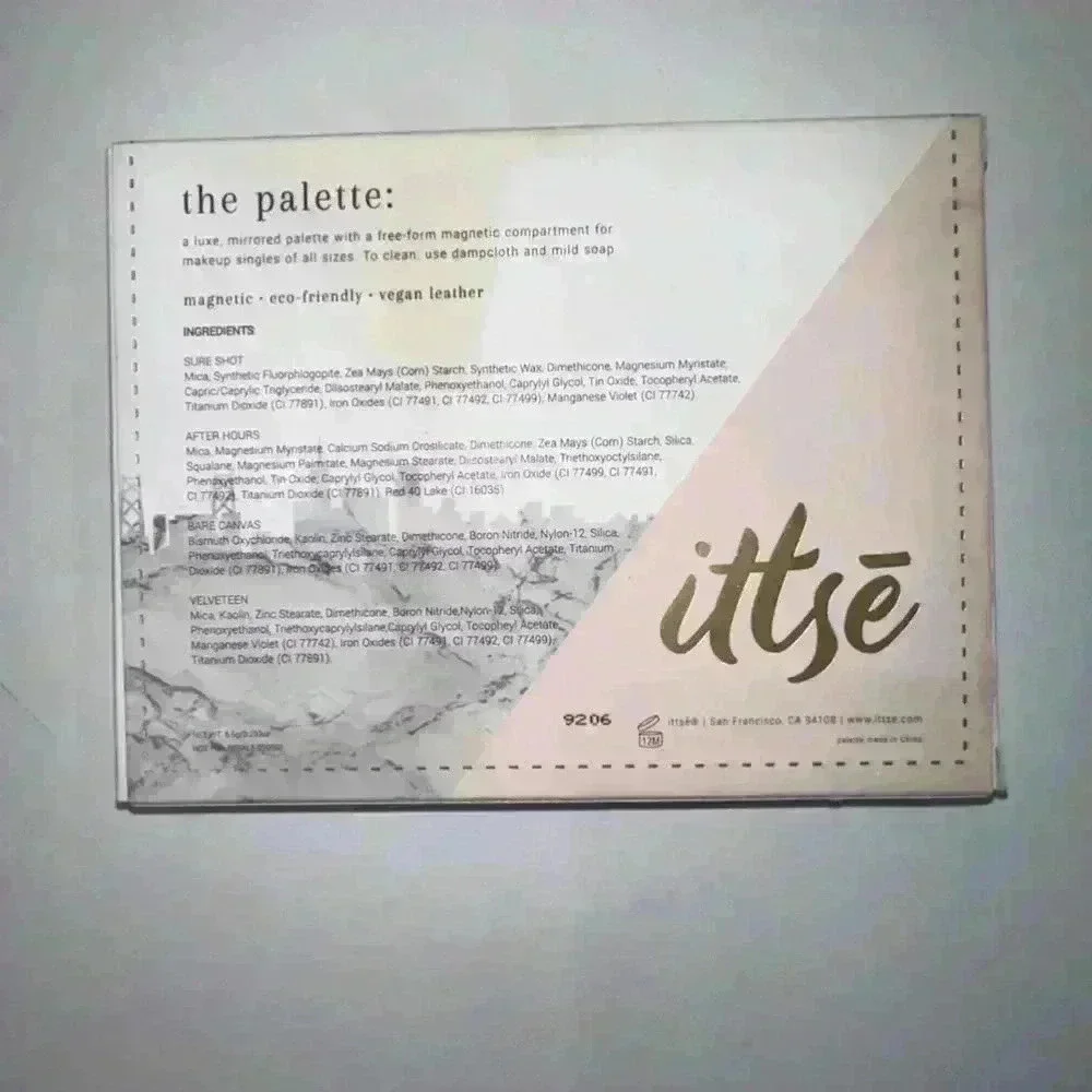 ittsé Makeup Palette One Size Pink, 4 different shades